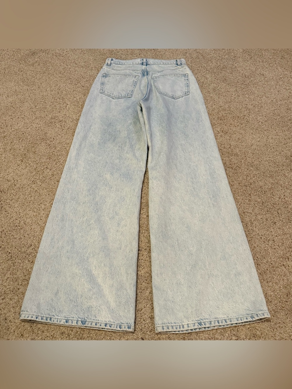 Reformation Light Wash Wide Leg Jeans - Picture 3 of 5